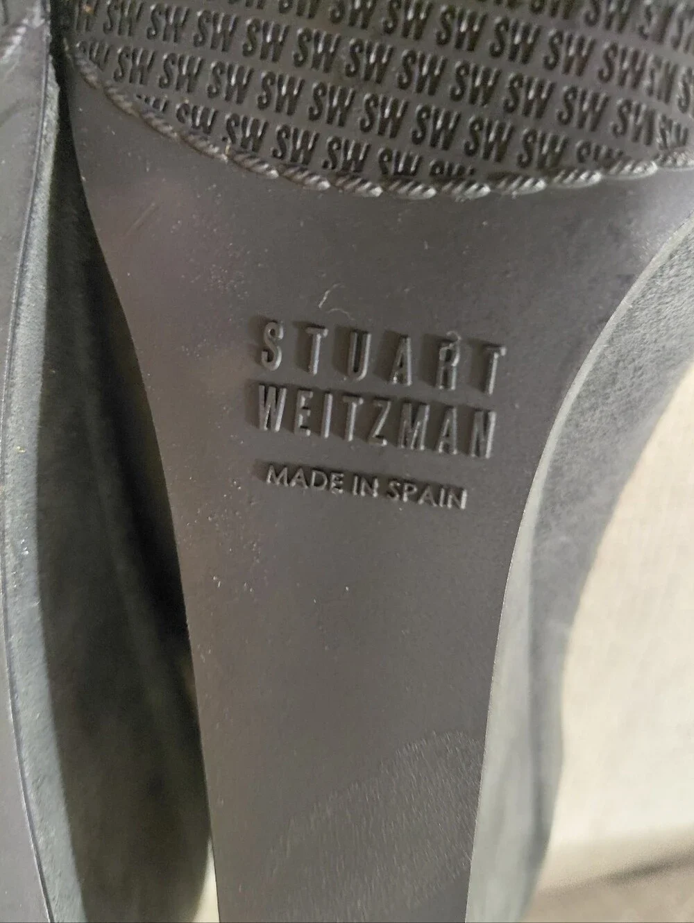 Stuart Weitzman Gray Suede Wedges Women's Size 11